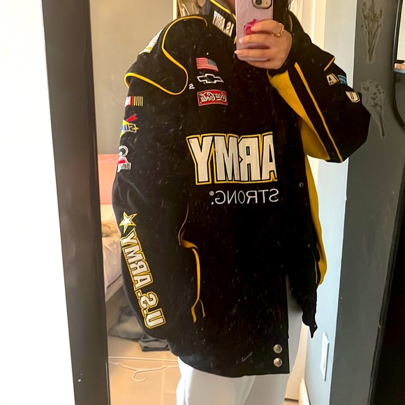 Vintage nascar US army jacket size XL - Picture 6 of 7